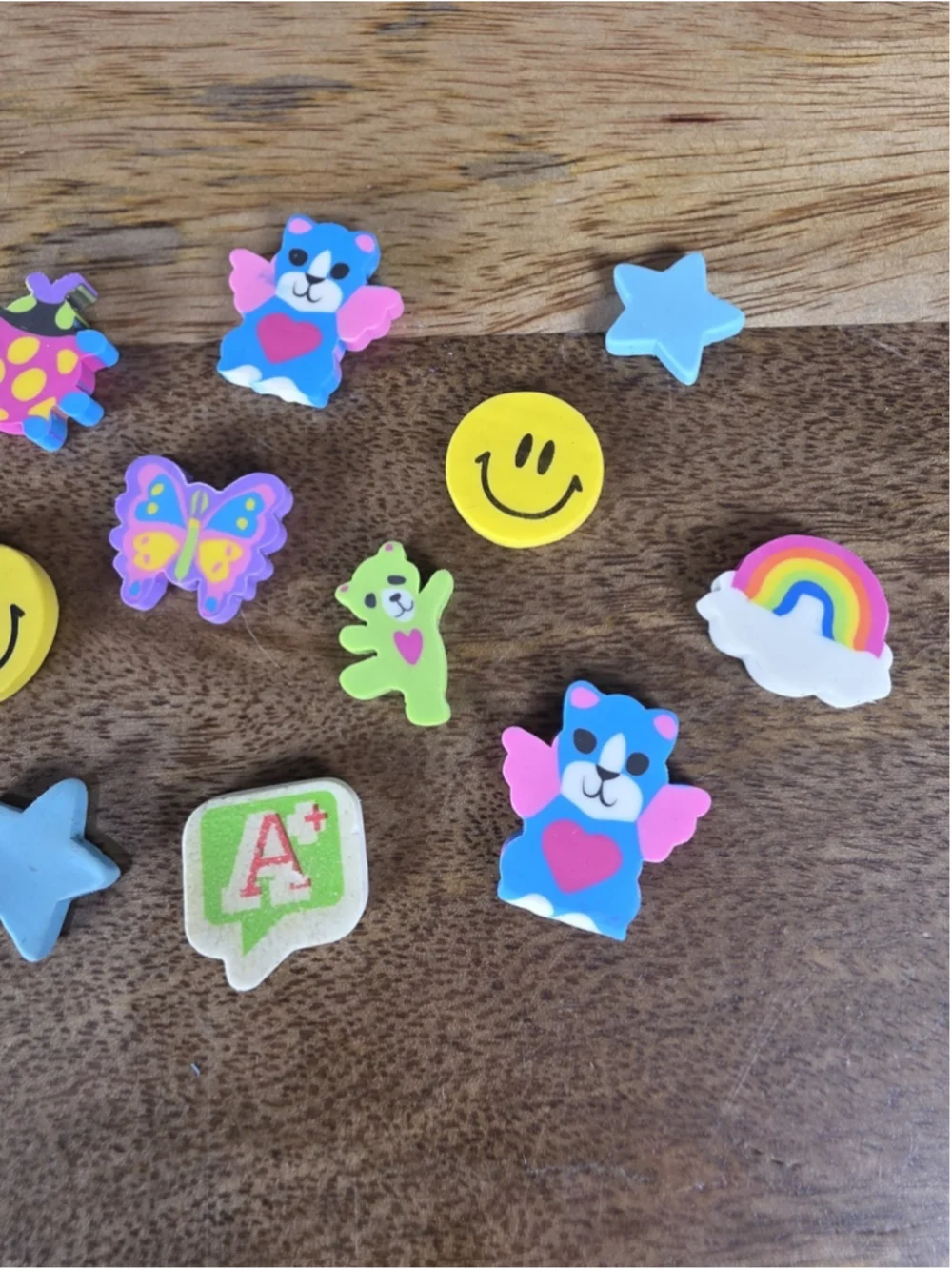 Lisa Frank Mini Erasers VTG 2000s Lot 17 Purple Dolphin Tray Y2K School Kawaii
